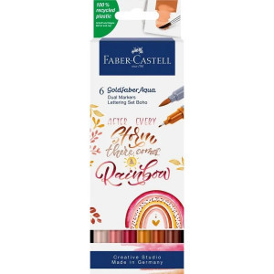 164518 Gofa Aqua Dual Marker Lettering Set BoHo