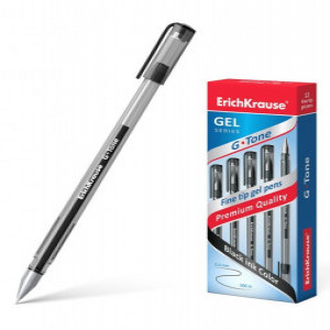 17810 Pix gel ErichKrause G-Tone, black (box 12 pcs.)