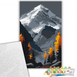 11046-AC Pictura pe numere Непокоренна вершина 40*80 см