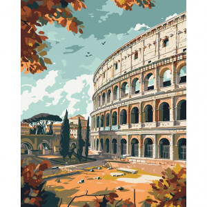 11069-AC Pictura pe numere Колизей 40*50 см