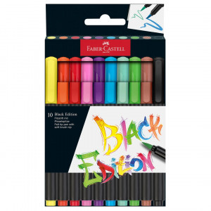 116451 Brush pen Black Edition set 10x