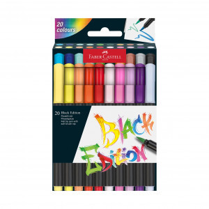 116452 Brush pen Black Edition set 20x