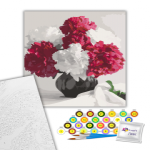 12121-AC Pictura pe numere Непревзойденный цветок 40*50 см