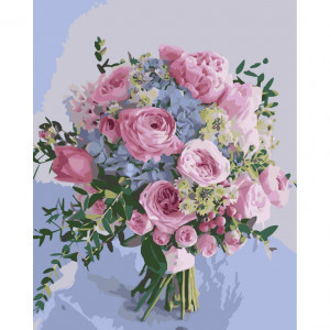 13085-AC Pictura pe numere Романтический букет 40*50 см