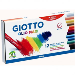 293000 Pasteluri ulei BOX 12 GIOTTO OIL PASTELS