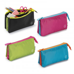 23283 Penar CARIOCA Pencil Case Multipocket Fluo