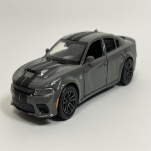 36145213 Macheta auto Dodge Charger, Grey / Black, 1:36, mecanism pull-back, LHD, TAYUMO