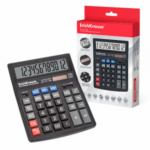 37772 Calculator 12-Digit ErichKrause DC-777-12N Classic, black (box 1 pc)