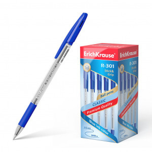 39527 Pix ErichKrause R-301 Classic Stick&amp;Grip 1.0 blue (box 50 pcs.)