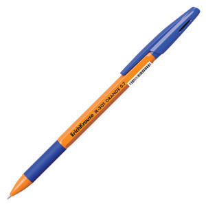 39531 Pix ErichKrause R-301 Orange Stick&Grip 0.7 blue (box 50 pcs.)
