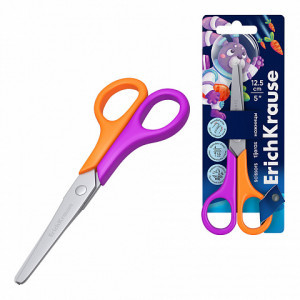 39646 Foarfece ErichKrause FunCut Space Animals, 12.5 cm, assorted (blister 1 pcs)
