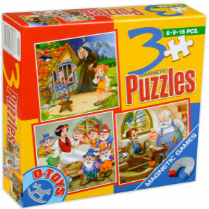 Set 3 Puzzle Magnetic Basme 60778MB01