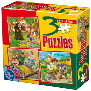 Set 3 Puzzle Basme 6,9,16 50922BS08