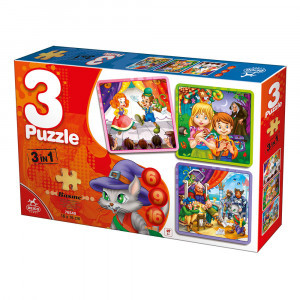 3 Puzzle  Fairy Tales 76540 Basme
