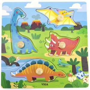 44596 Flat Puzzle — Dinosaurus VIGA