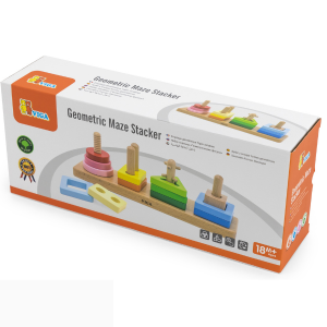 44685 Sorter geometric din lemn &ldquo;Calcul, forme si culori&rdquo; VIGA