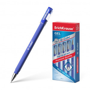 Pix gel 46162 ErichKrause G-Cube, ink color: blue (box 12 pcs.)