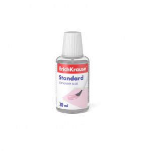 48706 Clei lichid p u hirtie Stationery glue ErichKrause Standard, with brush, 20 ml (10 pcs)