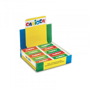 40155 Radiera CARIOCA Squared Mini Expo 30pcs