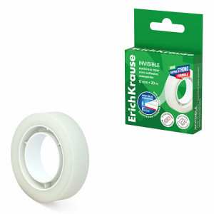 40198 SCOCI ingust ErichKrause Invisible, transparent with matte surface, 12mmx20m (box 1 pcs)