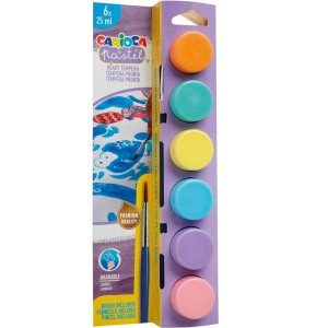 40485 Acuarela CARIOCA 6 cul. with brush pastel