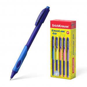 41539 Pix ErichKrause® ErgoLine® Kids, Ultra Glide Technology, ink color: blue (10)