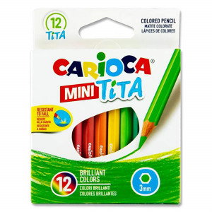 42323 Creioane CARIOCA MINI TITA7CMSCAT.12PZ