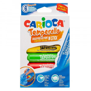42739 Creioane CARIOCA Tempera Temperello Box  6pcs