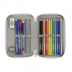 42801 Penar CARIOCA Pencil Case Fluo 2 Zip