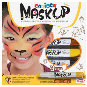 43048 MASK CARIOCA Up Animals 3 pcs