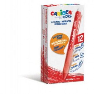 43043/03 Pix cu radiera CARIOCA box 12pcs Red