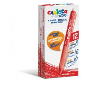 43043/03 Pix cu radiera CARIOCA box 12pcs Red