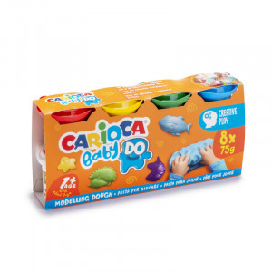 43180 Plastilina CARIOCA Baby Dough 8x75gr pot (6)