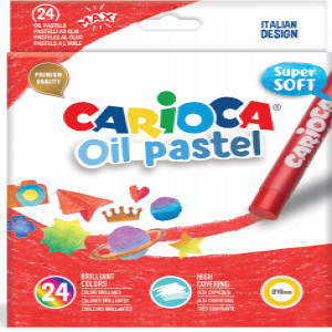 43278 Creioane CARIOCA OIL PASTEL MAXY 24cul.