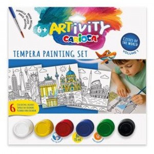 43620 Set de colorat CARIOCA ARTivity Tempera Set Vol 1