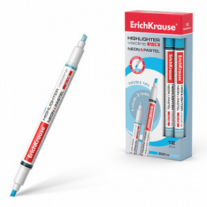 56018 Markator text ErichKrause Visioline V-16 Neon+Pastel blue (box 12 pcs.)