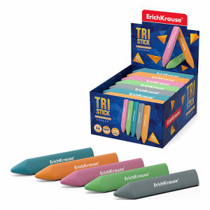 56040 Radiera ErichKrause Tri Stick  (box 32 pcs.)