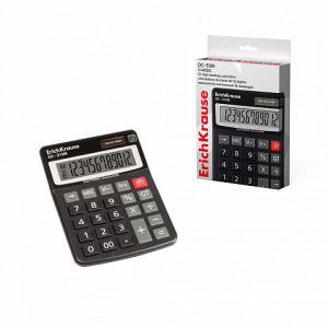 50312 Calculator electronic 12-Digit ErichKrause DC-312N Classic, black (box 1 pc.)
