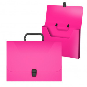 50443 Geanta Portfolio ErichKrause Diagonal Neon, A4, pink (1 pcs in a bag)