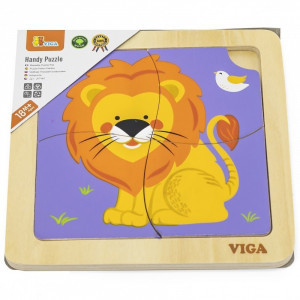 51316 Puzzle mini - Lion 24pcs display_VIGA