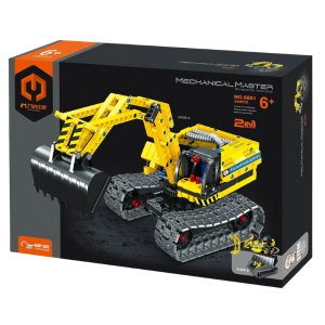 6801 Set de constructie 2 in 1 Mechanical Master &mdash; &bdquo;Robot &mdash; Excavator&rdquo;, 344 p