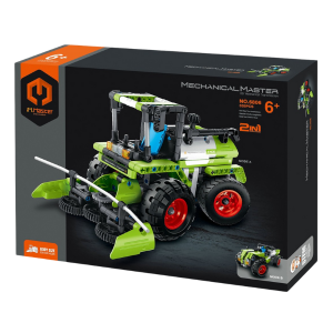 6806 Set de constructie 2 in 1 Mechanical Master &mdash;&bdquo;Masina de recoltat&mdash;Tractor&rdquo;335 p