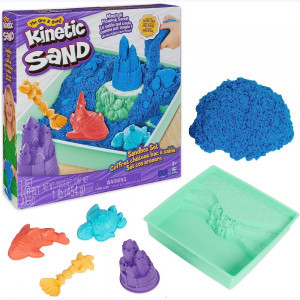 6067478 Set Nisip Kinetic Sandbox Set Blue