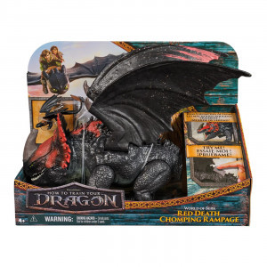 6072650 Figurina dragon Red Death cu mini-Toothless Cum sa iti dresezi dragonul