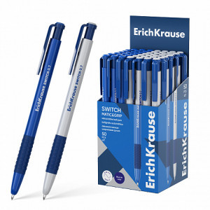 61273 Pix ErichKrause Switch Matic&amp;Grip 0.7, ink color: blue (box 50 pcs.)