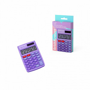 62006 Calculator 8-Digit ErichKrause PC-101 Pastel, violet (box 1 pc.)