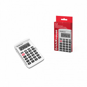 62015 Calculator 8-Digit ErichKrause PC-131 Classic, white (box 1 pc.)