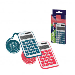 62749 Calculator electronic 8-Digit ErichKrause PC-989 Reef, assorted colors (box 1 pc.)