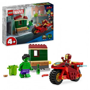 Lego 76287 Marvel Iron Man with Bike and The Hulk