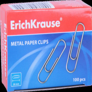7855 Clame metal ErichKrause 28mm (box 100 pcs)